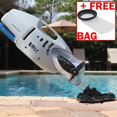 34000KL FREE P32X022AP BAG W/COUPON + Volt FX-8Li Cordless Rechargeable Swimming Pool Spa Vacuum